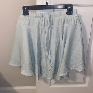 Breezy Mint Blue Skort